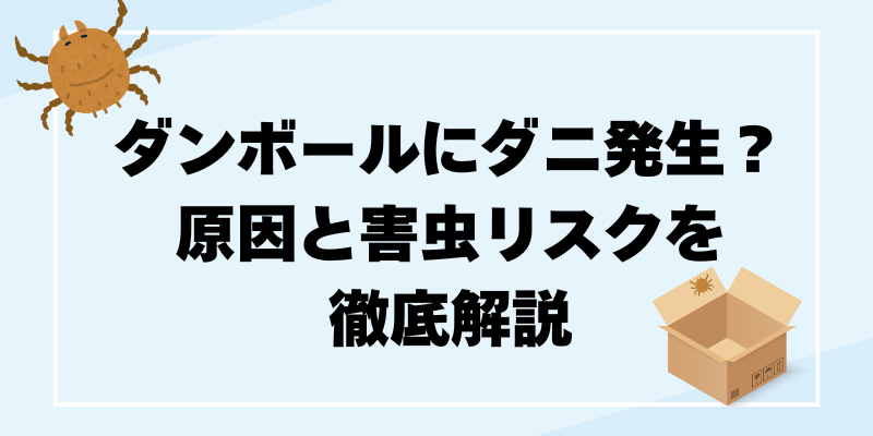 ダニとクモの違いを徹底解説、ダニ対策とクモの駆除方法