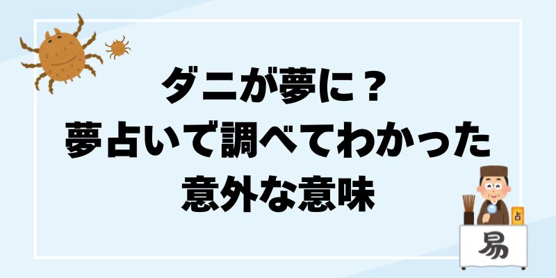 ダニとクモの違いを徹底解説、ダニ対策とクモの駆除方法